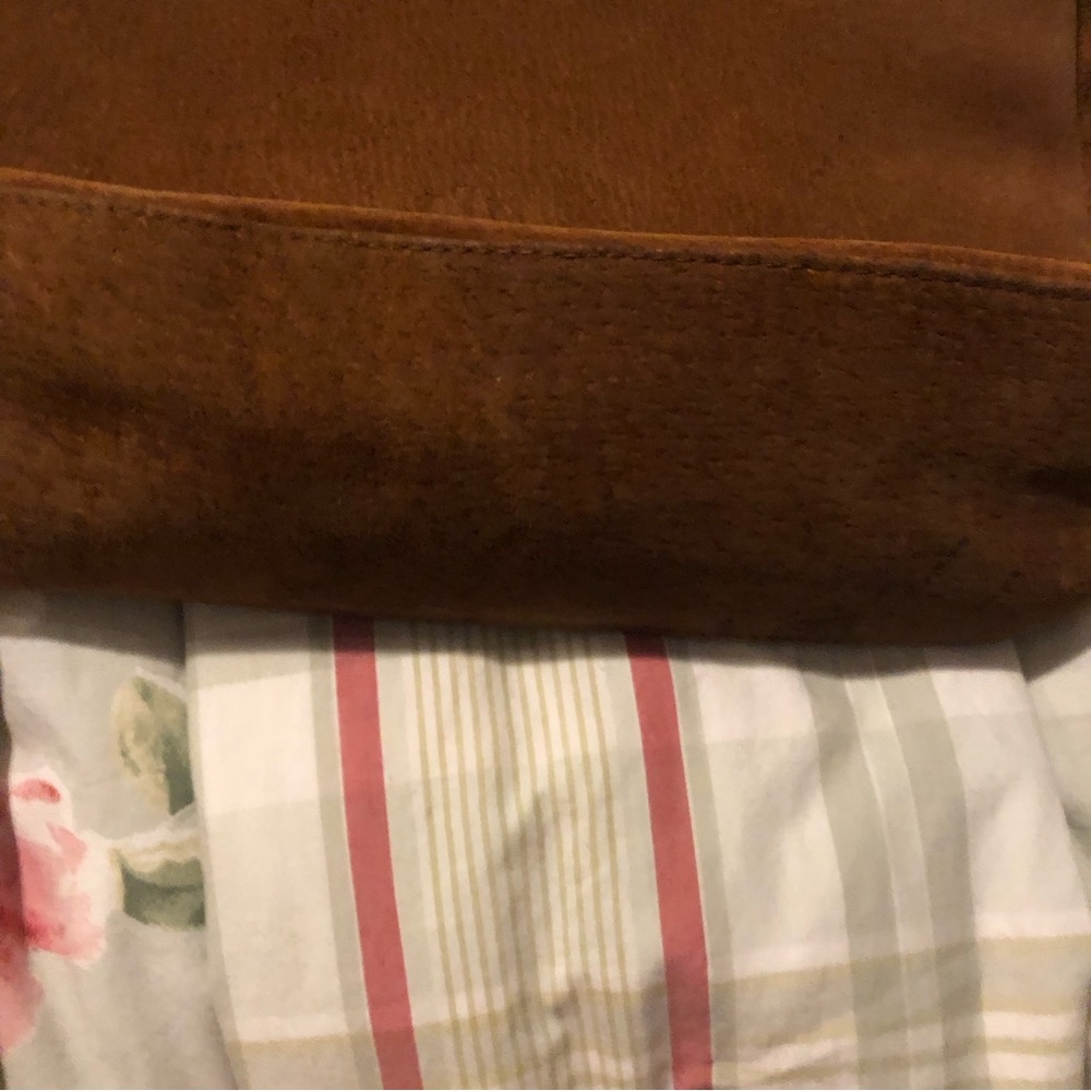 Limited Genuine Leather Saddle Crossbody Bag Brown - Picture 10 of 13